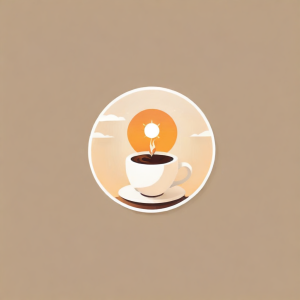 “a coffee place logo with the sun”