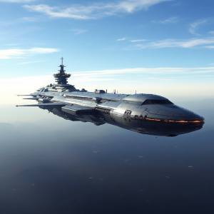 a sci-fi spacecraft used as a large transport ship (similar to a cruise ship or jumbo jet) used in both civilian and military roles. TorchShips are half a kilometer in length