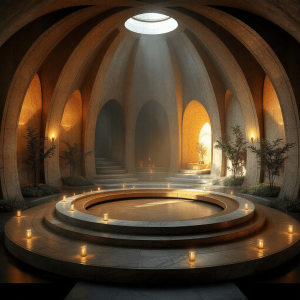 Create an circular chapel