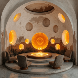 Create an circular chapel